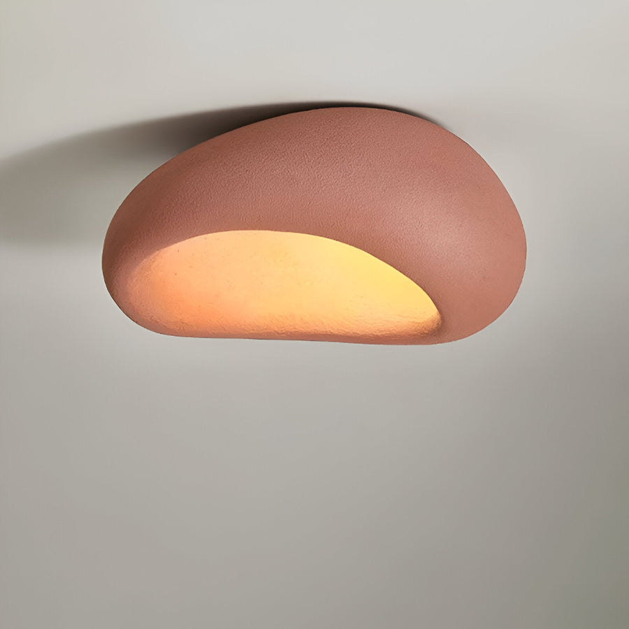 Lampa Sufitowa Minimalistyczna w Stylu Wabi Sabi z Organiczną Formą