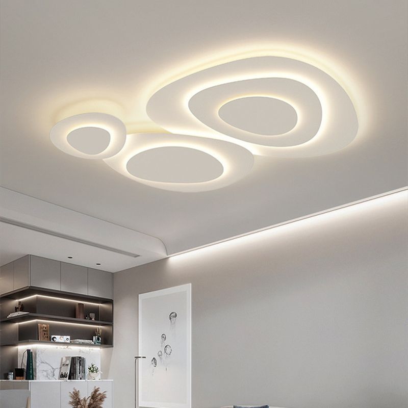 Lampa Sufitowa Nowoczesna z Organicznym Kształtem Obłoku