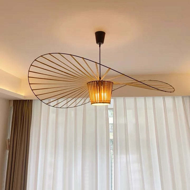 Lampa Wisząca Nowoczesna z Asymetrycznym Kloszem Drucianym