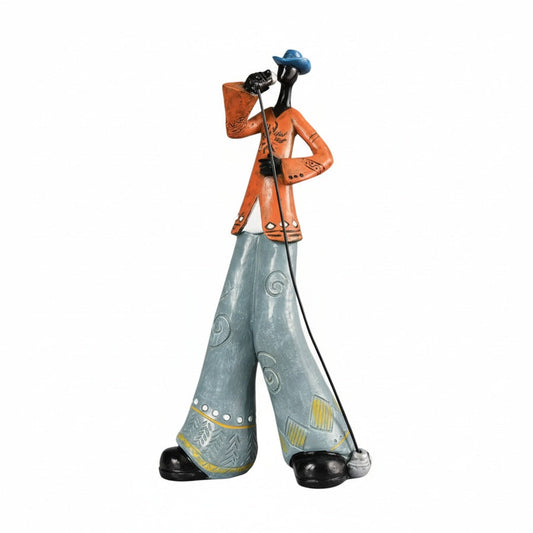 Figurka Muzyk Jazzowy Retro Dekoracja na Półkę