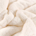 Koc Dwustronny Sherpa Fleece z Pikowaną Powierzchnią