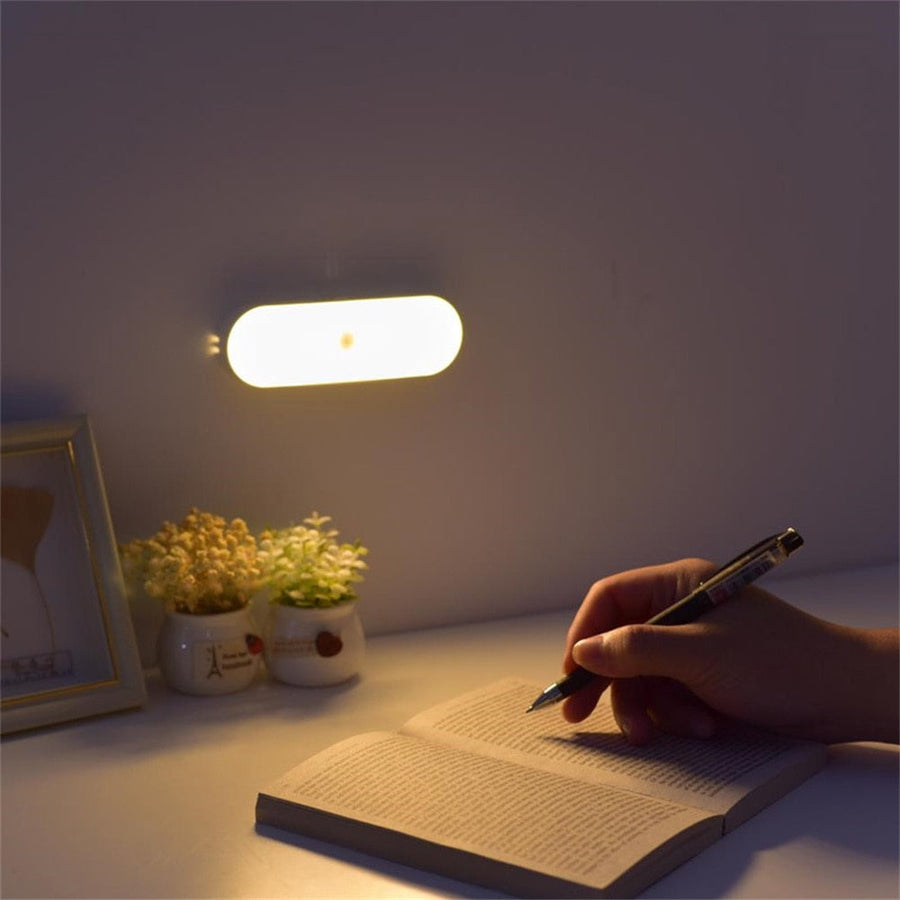 Lampa Ścienna Minimalistyczna z Czujnikiem Ruchu i Ładowaniem USB