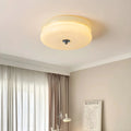 Lampa Sufitowa Art Deco z Okrągłym Kloszem w Stylu Vintage