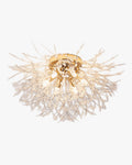 Lampa Sufitowa Glamour z Kryształami w Kształcie Dmuchawca