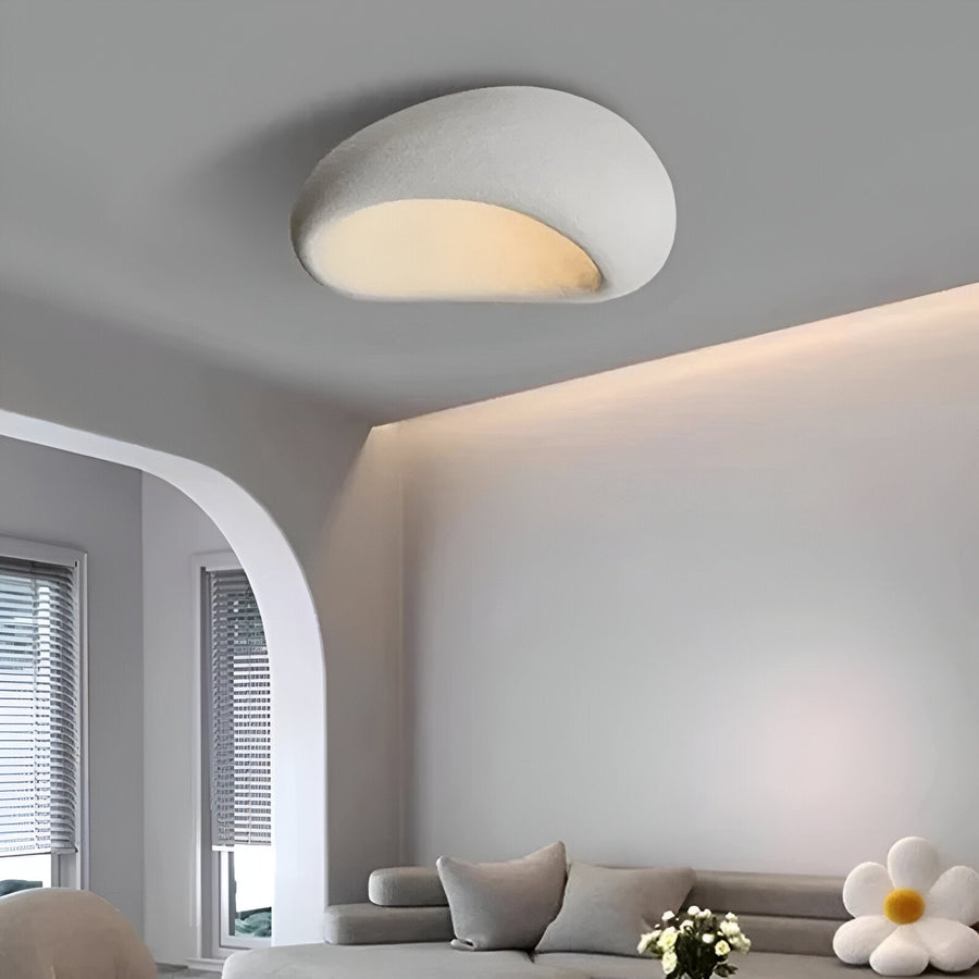 Lampa Sufitowa Minimalistyczna w Stylu Wabi Sabi z Organiczną Formą