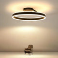 Lampa Sufitowa Minimalistyczna z Okrągłym Pierścieniem i Ściemnianiem