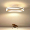 Lampa Sufitowa Minimalistyczna z Okrągłym Pierścieniem i Ściemnianiem