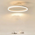 Lampa Sufitowa Minimalistyczna z Okrągłym Pierścieniem i Ściemnianiem