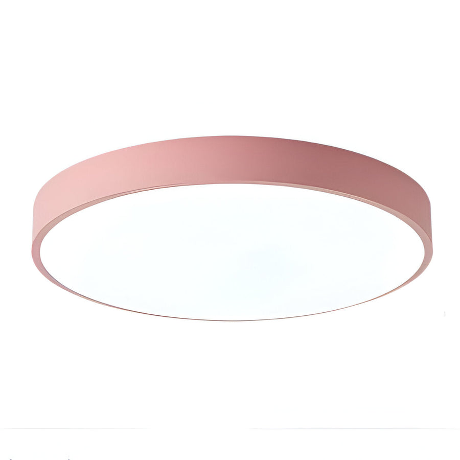Lampa Sufitowa Skandynawska Okrągła z Regulacją Barwy Światła