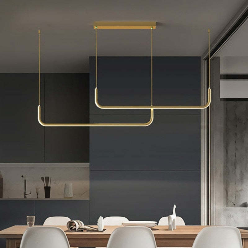 Lampa Wisząca Minimalistyczna z Regulowaną Długością Kabla LED
