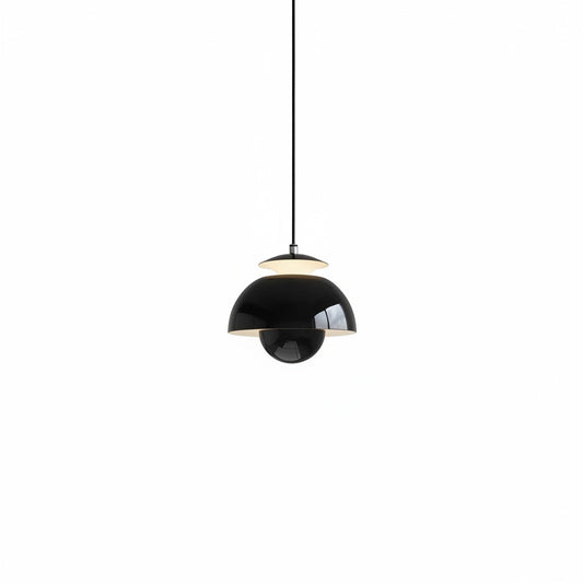Lampa Wisząca Skandynawska z Kloszem w Kształcie Kuli