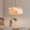 Lampa Wisząca Skandynawska z Organicznym Kloszem w Stylu Wabi Sabi