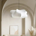 Lampa Wisząca Skandynawska z Organicznym Kloszem w Stylu Wabi Sabi