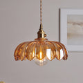 Lampa Wisząca Vintage z Kloszem w Kształcie Kwiatu
