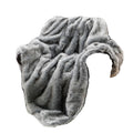 Narzuta z Futra Ekologicznego Faux Fur z Pluszową Fakturą
